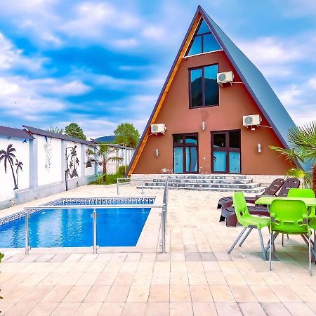 Villa Qafqaz Family Chalet Qəbələ Exterior foto