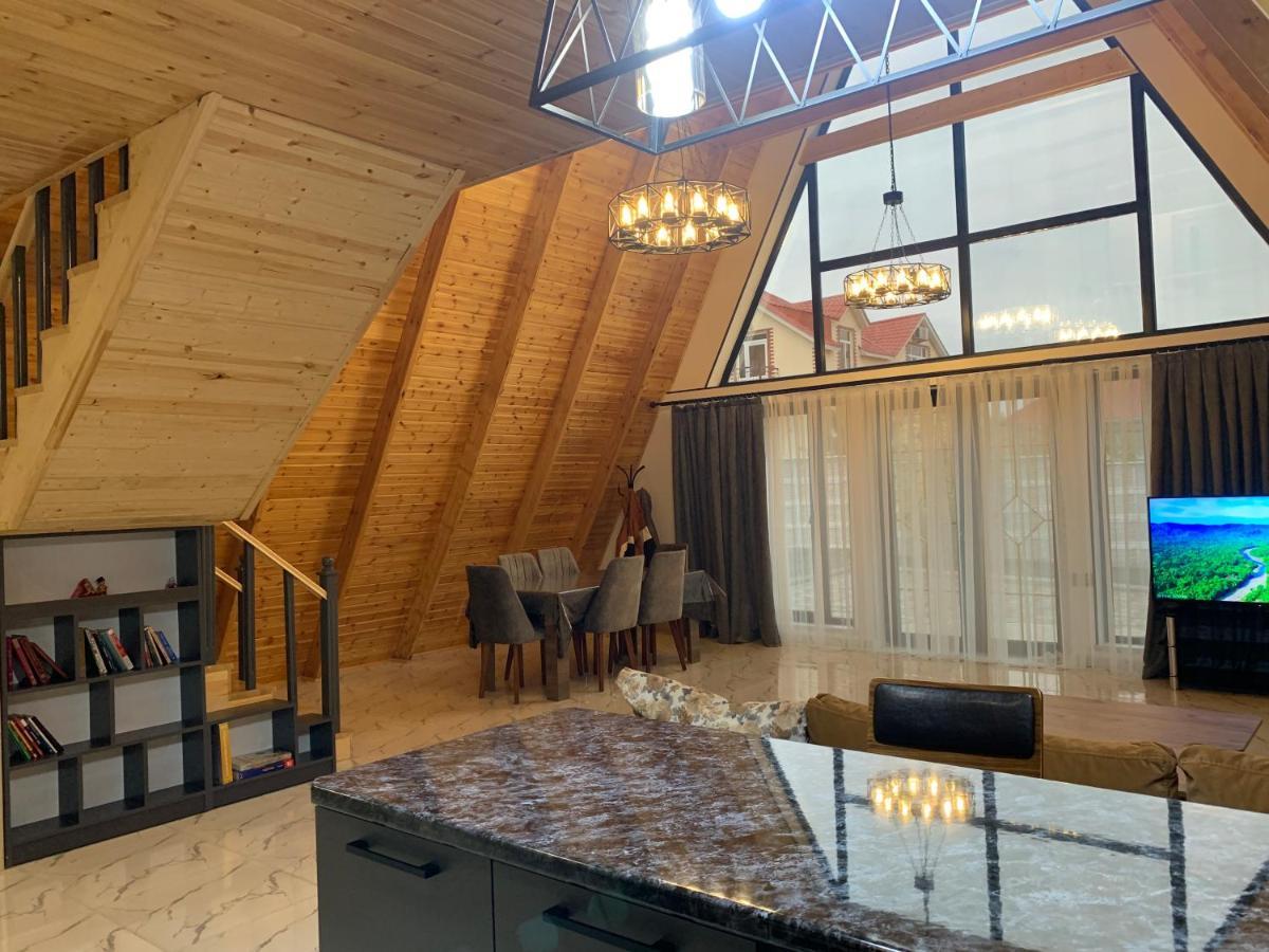 Villa Qafqaz Family Chalet Qəbələ Exterior foto