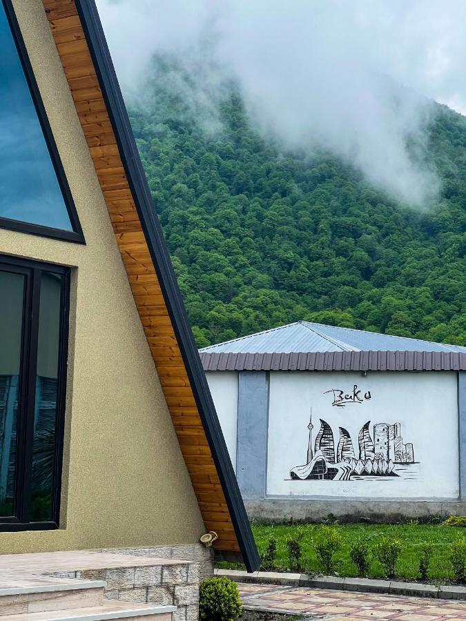 Villa Qafqaz Family Chalet Qəbələ Exterior foto