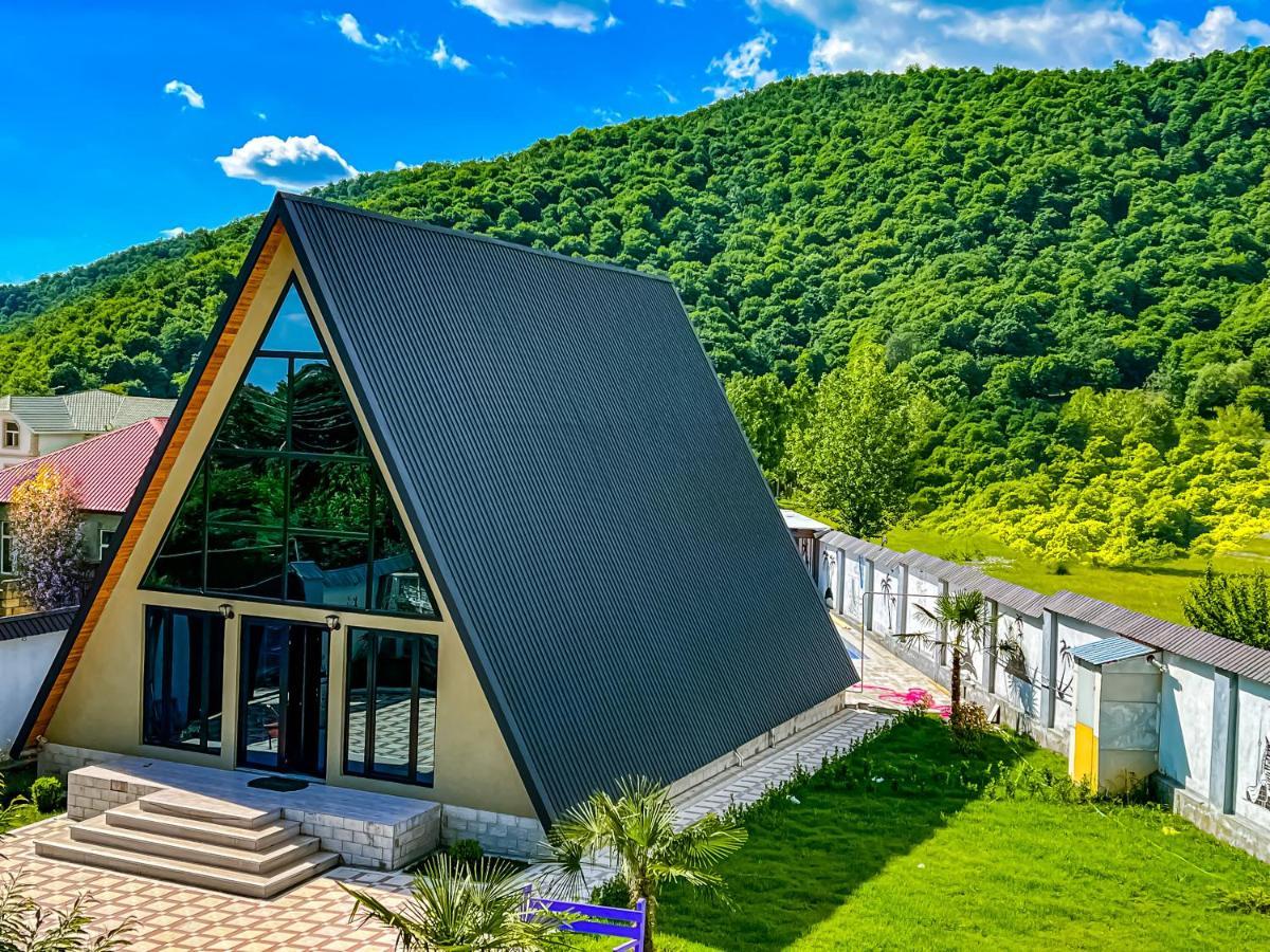 Villa Qafqaz Family Chalet Qəbələ Exterior foto