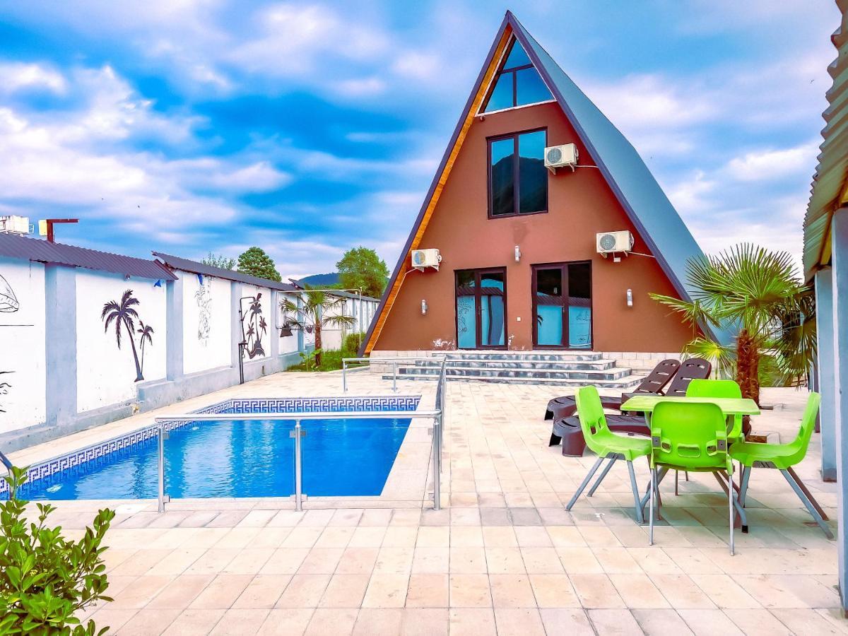 Villa Qafqaz Family Chalet Qəbələ Exterior foto