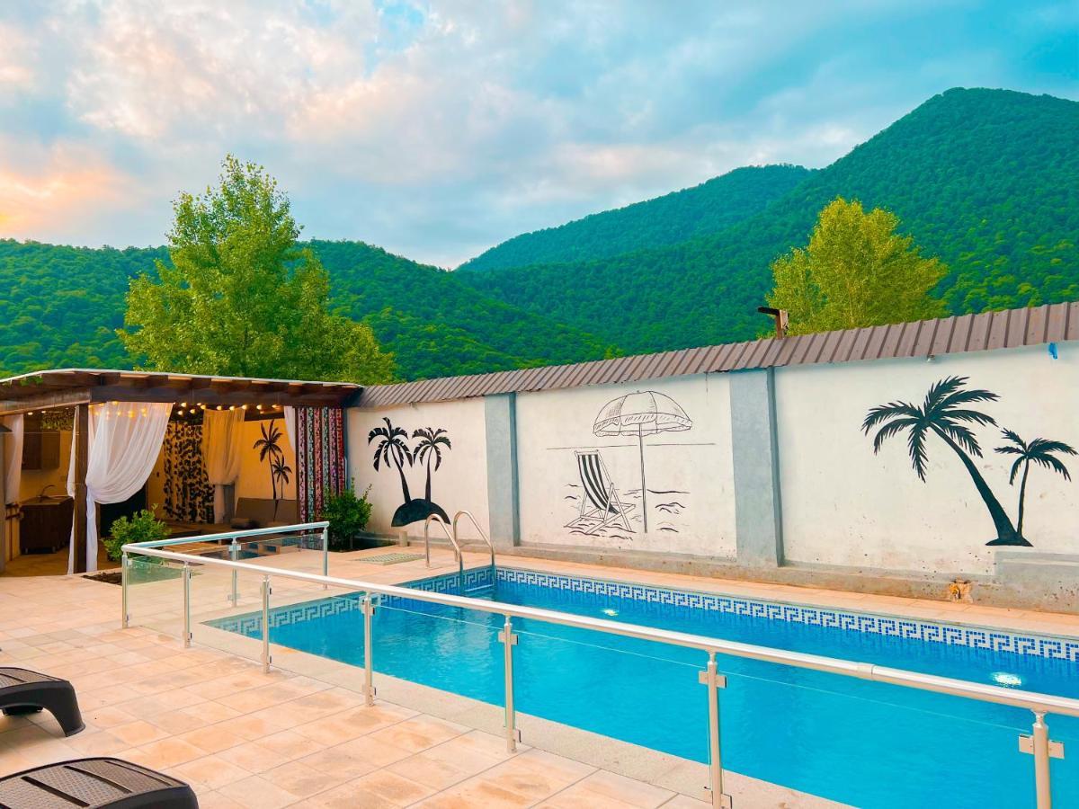 Villa Qafqaz Family Chalet Qəbələ Exterior foto
