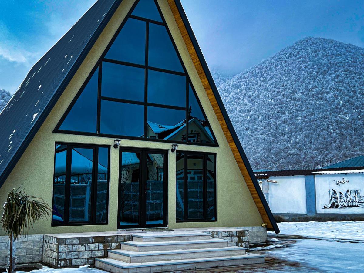 Villa Qafqaz Family Chalet Qəbələ Exterior foto