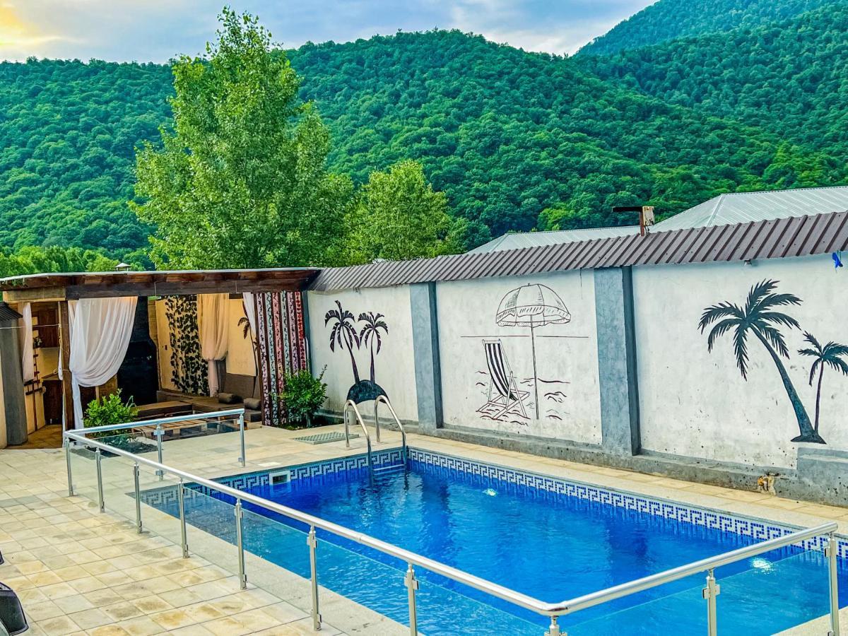 Villa Qafqaz Family Chalet Qəbələ Exterior foto