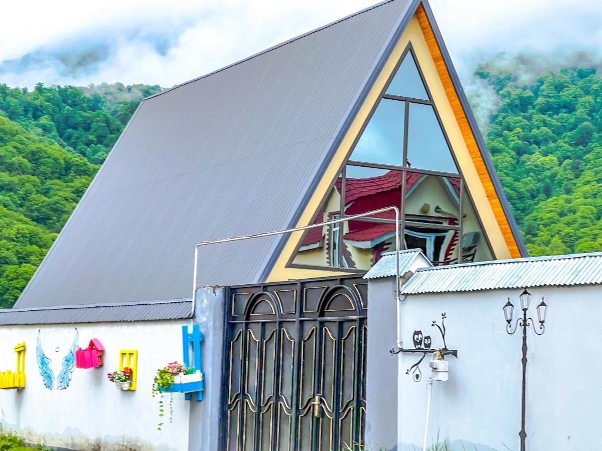Villa Qafqaz Family Chalet Qəbələ Exterior foto
